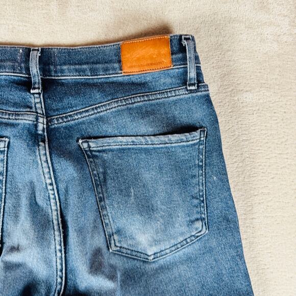 Citizens of Humanity Jean Women 28 Blue Denim Olivia Ankle Button Fly High Rise - Picture 7 of 15